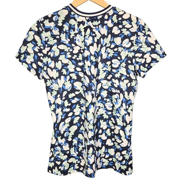 Lady Hagen Golf Shirt Womens Small Blue Floral Short Sleeve Top Performance NWT - Picture 3 of 10